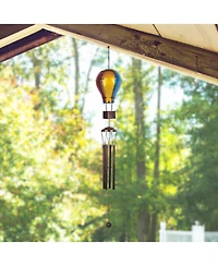 41" Long Color Glass Air Balloon Wind Chime