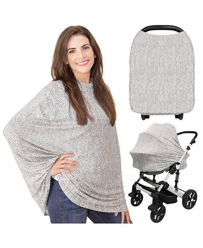 KeaBabies Baby Car Seat Cover, All-in-1 Nursing Cover, Car Seat Covers for Babies, Infant Car Seat Cover