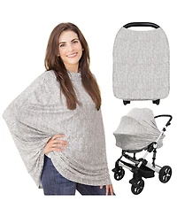 KeaBabies Baby Car Seat Cover, All-in-1 Nursing Cover, Car Seat Covers for Babies, Infant Car Seat Cover