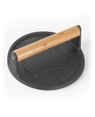 Cast Iron 7inch Round Grill Press