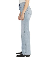 Silver Jeans Co. Women's Highly Desirable High Rise Trouser Leg Jeans
