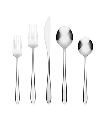 Cambridge Silversmiths Radin Mirror 20 Piece 18/10 Stainless Steel Flatware Set, Service for 4