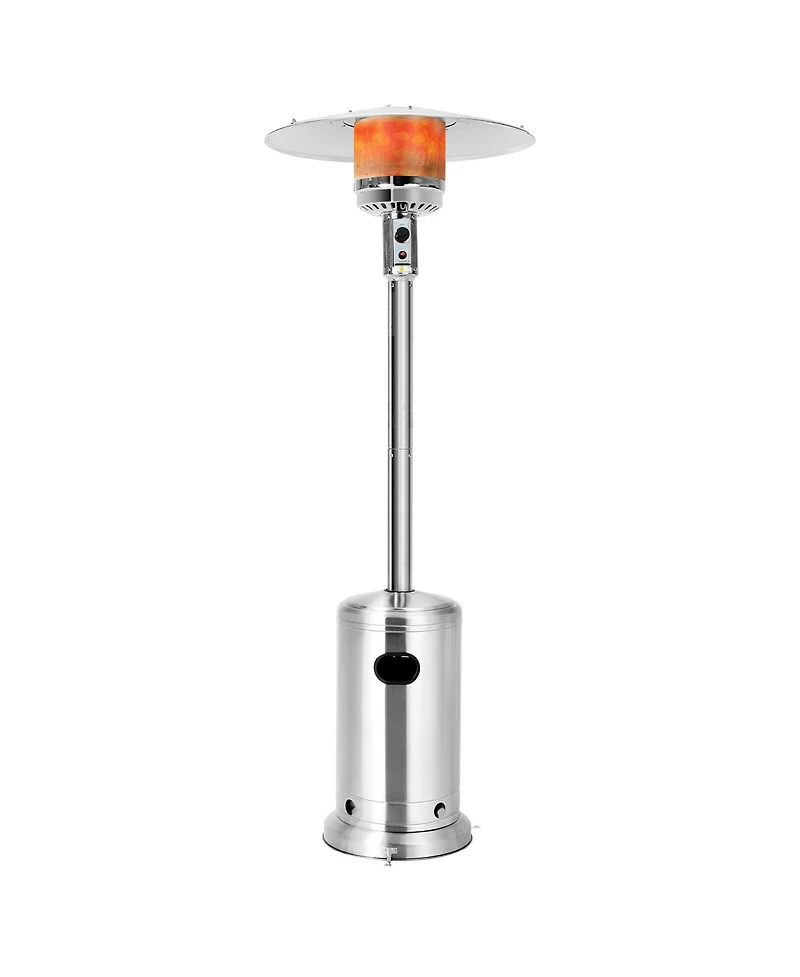 48000 Btu Stainless Steel Propane Patio Standing Heater