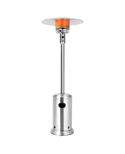 48000 Btu Stainless Steel Propane Patio Standing Heater