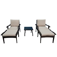Streamdale Rattan Wicker Patio Lounge Chairs