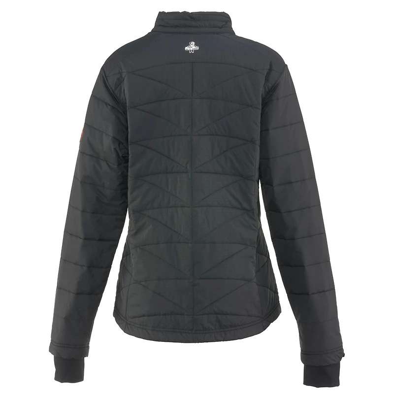 RefrigiWear Plus Size Warm Lightweight Packable Quilted Ripstop Insulated Jacket