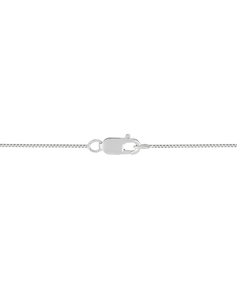 Grown With Love Lab Grown Sapphire (5 ct. t.w.) & Lab Grown Diamond (1/10 ct. t.w.) 18" Pendant Necklace in 14k White Gold