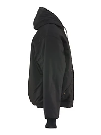 RefrigiWear Men's ComfortGuard Service Jacket - Insulated Denim Hooded Work for Cold Weather