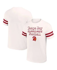 Men's Nfl x Darius Rucker Collection by Fanatics Cream Tampa Bay Buccaneers Vintage-Like T-shirt