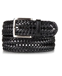 Nautica Men's Woven Leather Belt