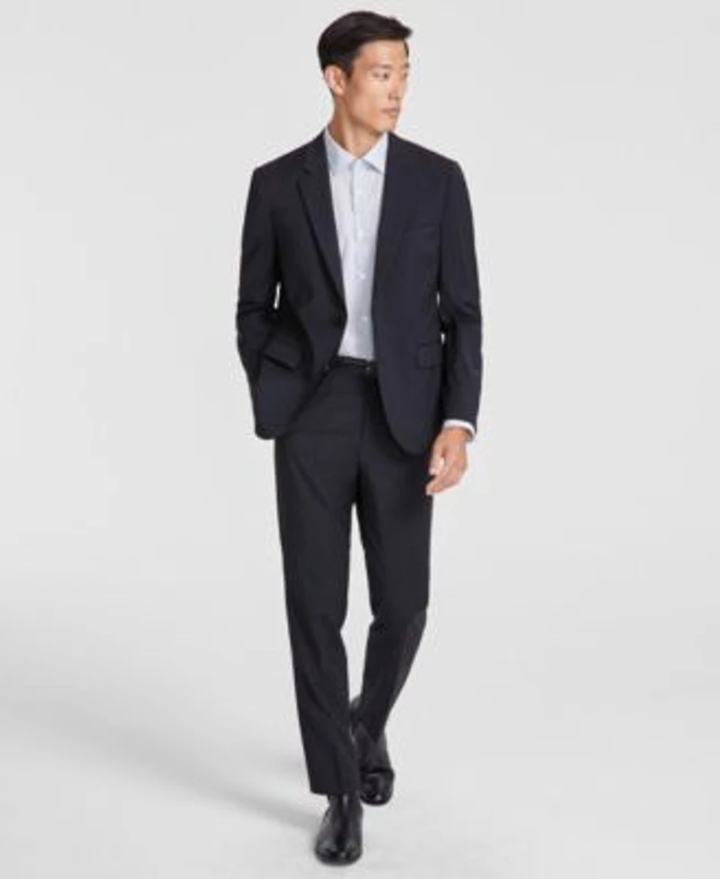 Hugo By Hugo Boss Mens Modern Fit Wool Blend Suit