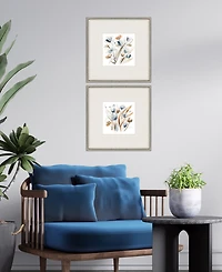 Coastal Blooms Framed Art, Set of 2