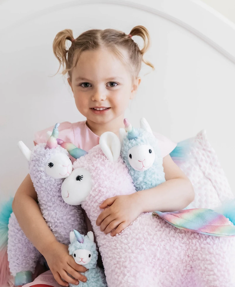 Gund Cotton Candy Llamacorn Plush Toy, Unicorn Stuffed Animal, 11"