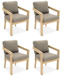 Reid Set of 4 Outdoor Dining Chairs, Created for Macy's