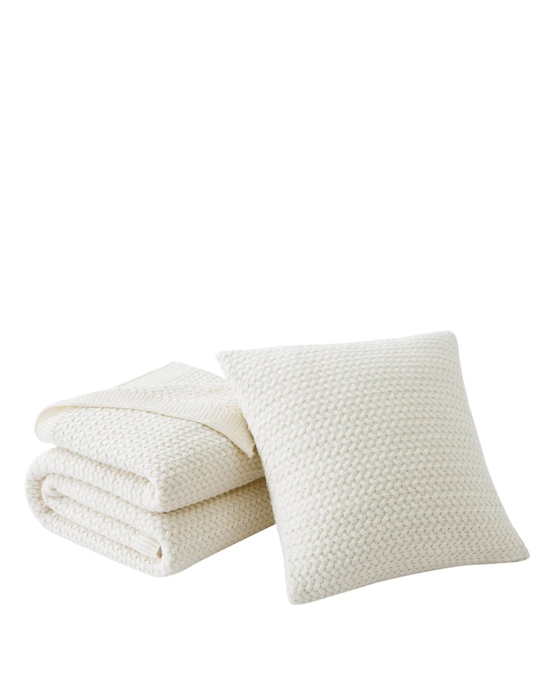 Southshore Fine Linens Acrylic Decorative Pillow & Throw Set