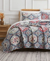 Southshore Fine Linens Kilim Oversized 3 Piece Quilt Set, King/California King