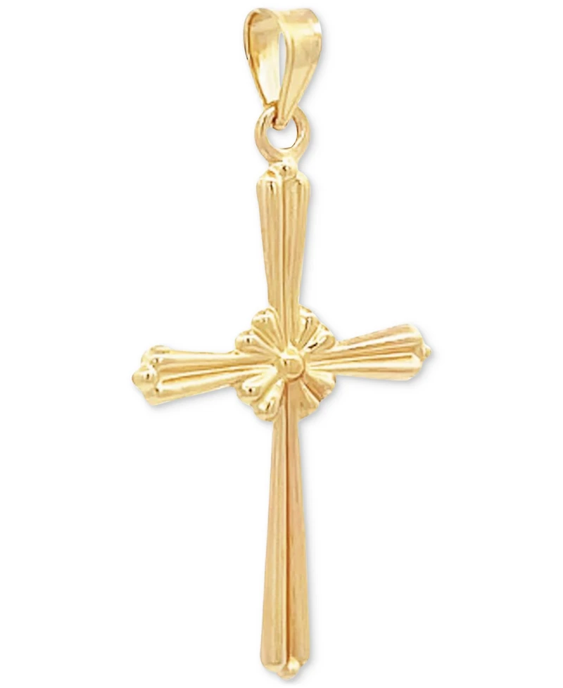 Cross Pendant in 14k Yellow Gold