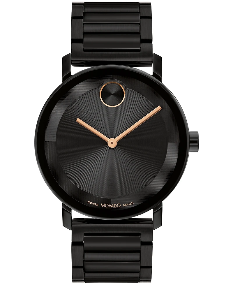 Movado Men's Bold Evolution 2.0 Swiss Quartz Ionic Plated Steel Watch 40mm