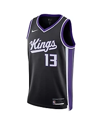 Men's and Women's Nike Keegan Murray Black Sacramento Kings Swingman Jersey - Icon Edition