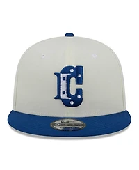Men's New Era Cream, Royal Indianapolis Colts City Originals 9FIFTY Snapback Hat