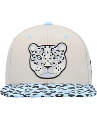 Big Boys and Girls Explore Cream Explore Snow Leopard Snapback Hat