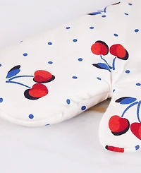 kate spade new york Cherry Dot Kitchen Towel, Oven Mitt Pot Holder 4-Pack Set,