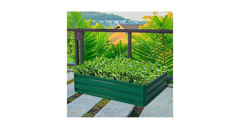 Patio Raised Garden Bed for Vegetable Flower Planting