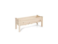 Raised Garden Bed Elevated Planter Box Wood for Vegetable Flower Herb