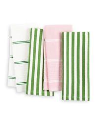 kate spade new york Botanical Stripe Kitchen Towels 4-Pack Set, 17" x 28"