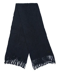 Mio Marino Women Wide Knit Ribbed Scarf