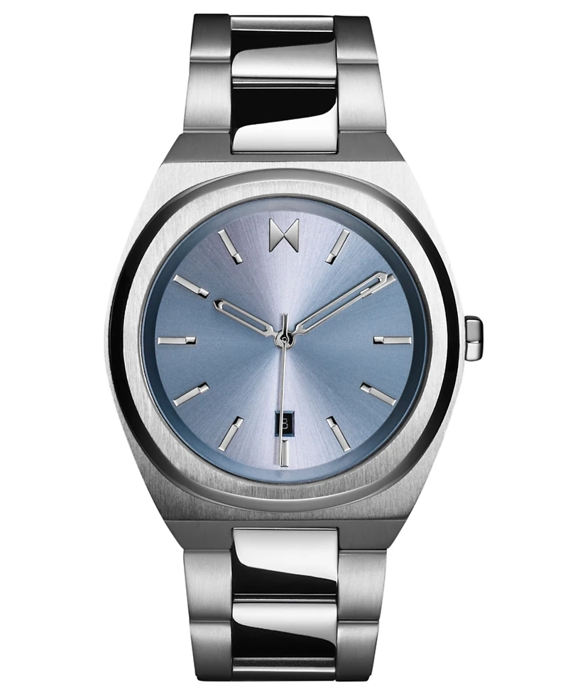 Mvmt Men's Odyssey Ii Silver-Tone Stainless Steel Bracelet Watch 42mm