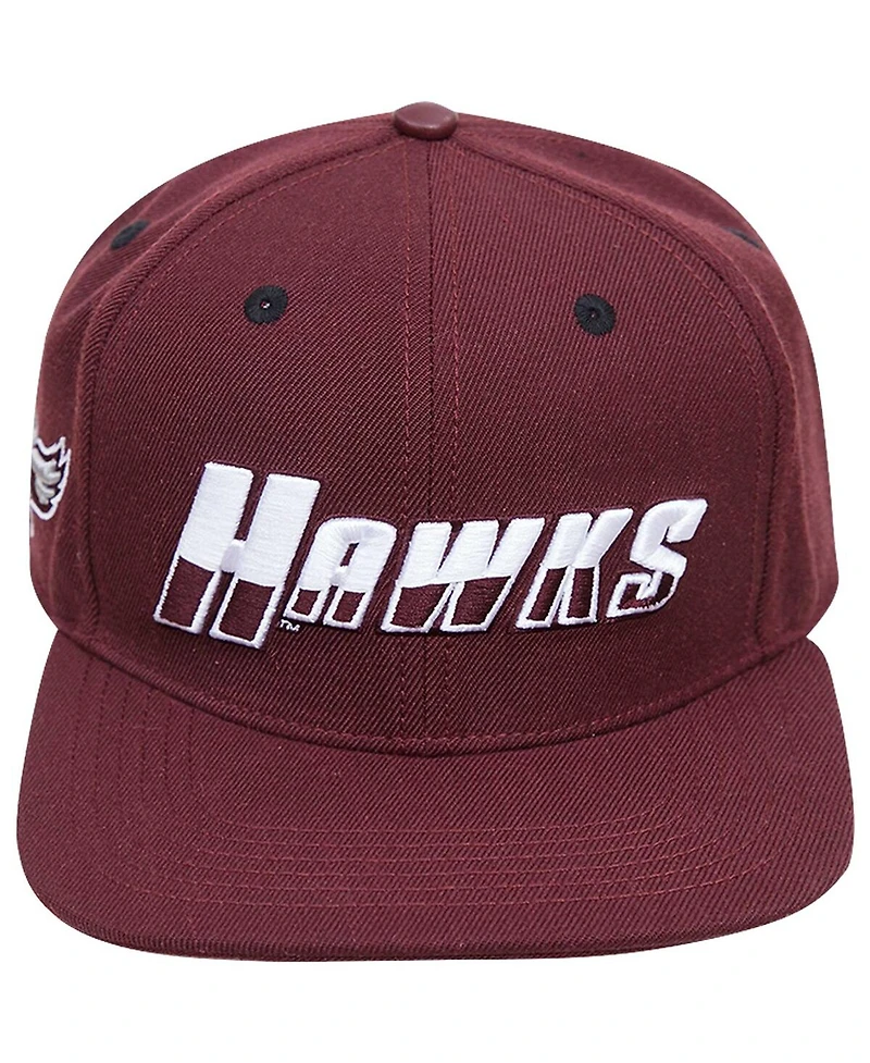 Men's Pro Standard Maroon Maryland Eastern Shore Hawks Evergreen Hawks Snapback Hat