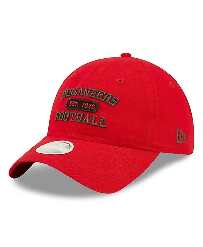 Women's New Era Red Tampa Bay Buccaneers Formed 9TWENTY Adjustable Hat