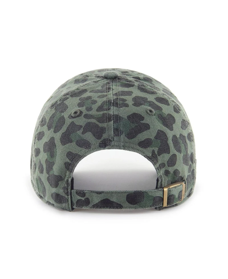 Women's '47 Brand Green Houston Rockets Bagheera Clean Up Adjustable Hat