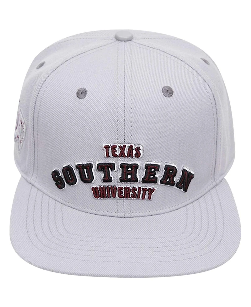 Men's Pro Standard Gray Texas Southern Tigers Evergreen Southern Snapback Hat