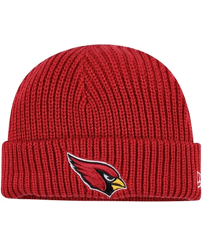 Men's New Era Cardinal Arizona Cardinals Fisherman Skully Cuffed Knit Hat