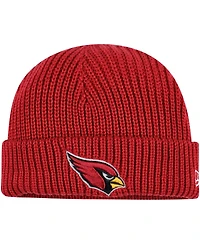 Men's New Era Cardinal Arizona Cardinals Fisherman Skully Cuffed Knit Hat