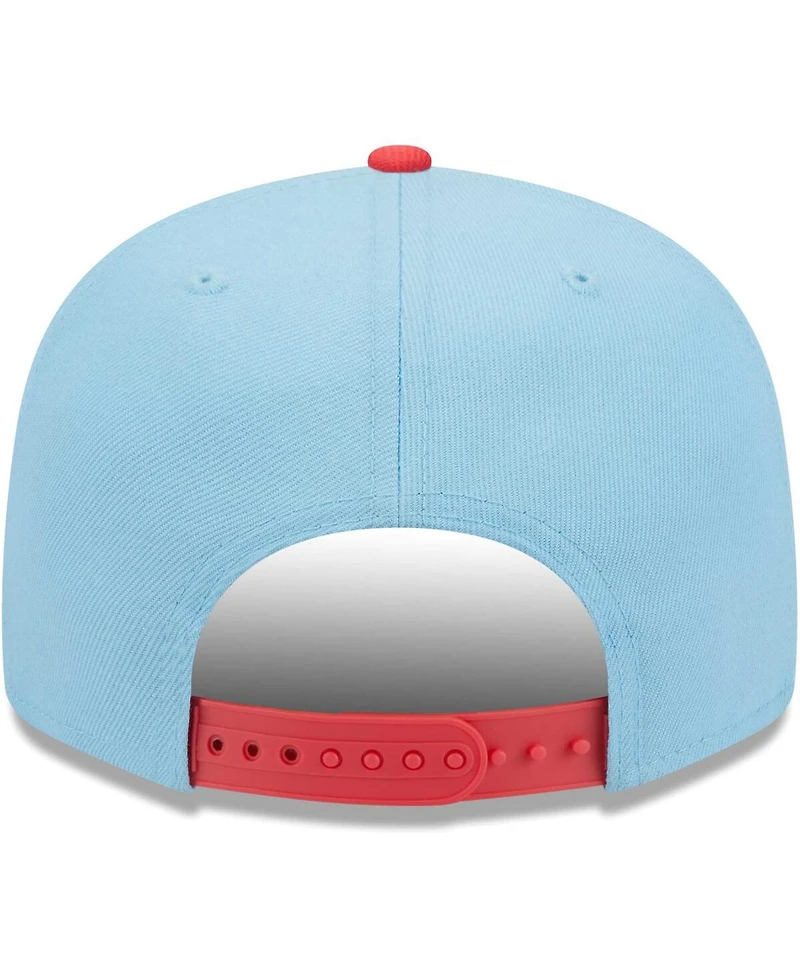 Men's New Era Light Blue, Red Chicago White Sox Spring Basic Two-Tone 9FIFTY Snapback Hat