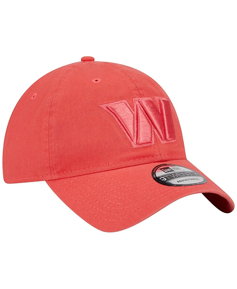 Men's New Era Red Washington Commanders Core Classic 2.0 Brights 9TWENTY Adjustable Hat