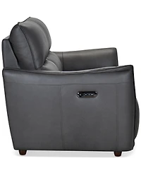 Polner 91" Leather Power Motion Sofa, Created for Macy's