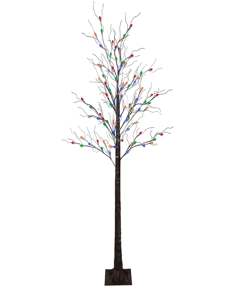 Northlight 6' Light Emitting Diode (Led) Lighted Frosted Christmas Twig Tree Lights