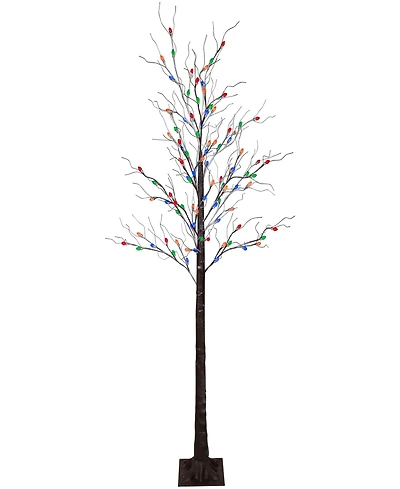 Northlight 6' Light Emitting Diode (Led) Lighted Frosted Christmas Twig Tree Lights