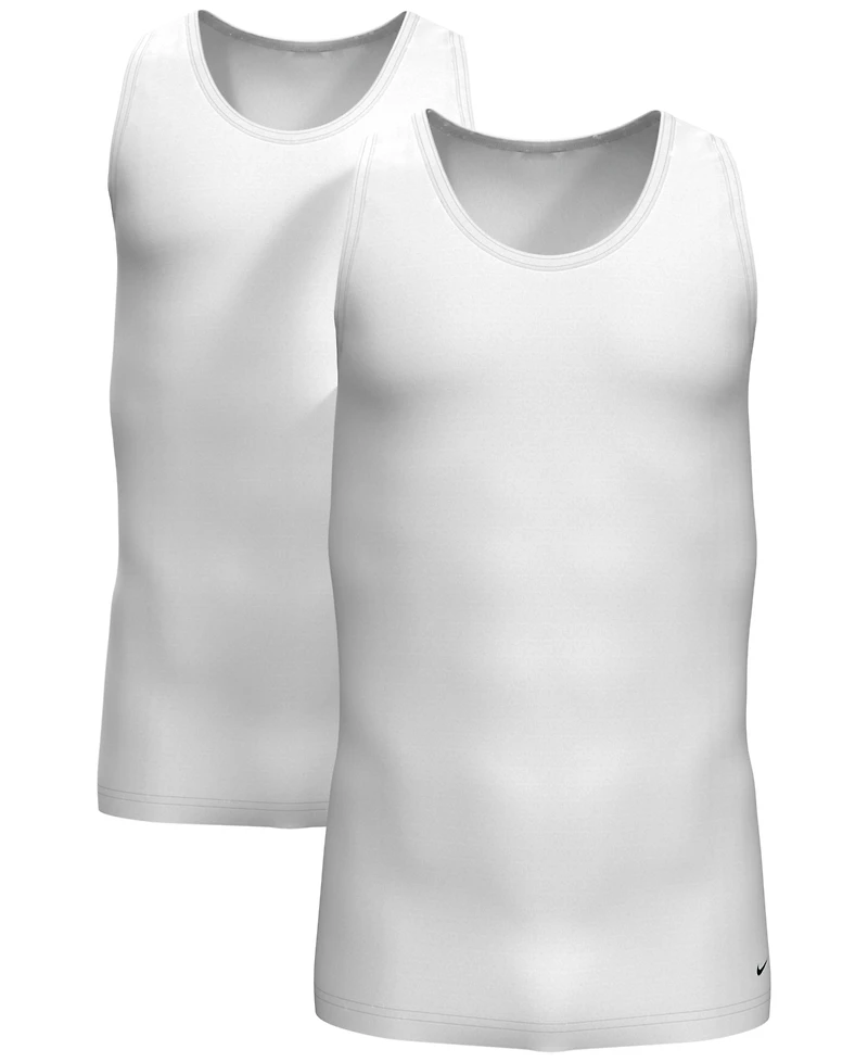 Nike Men's Slim-Fit 2-Pack Essential Stretch Tank Undershirts