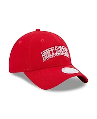 Women's New Era Red Tampa Bay Buccaneers Collegiate 9TWENTY Adjustable Hat