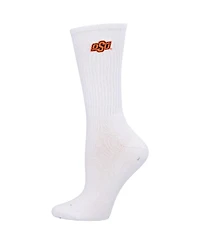 Women's ZooZatz Black, White Oklahoma State Cowboys 2-Pack Quarter-Length Socks