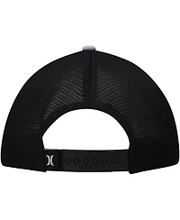 Men's Hurley Gray Charter Trucker Snapback Hat