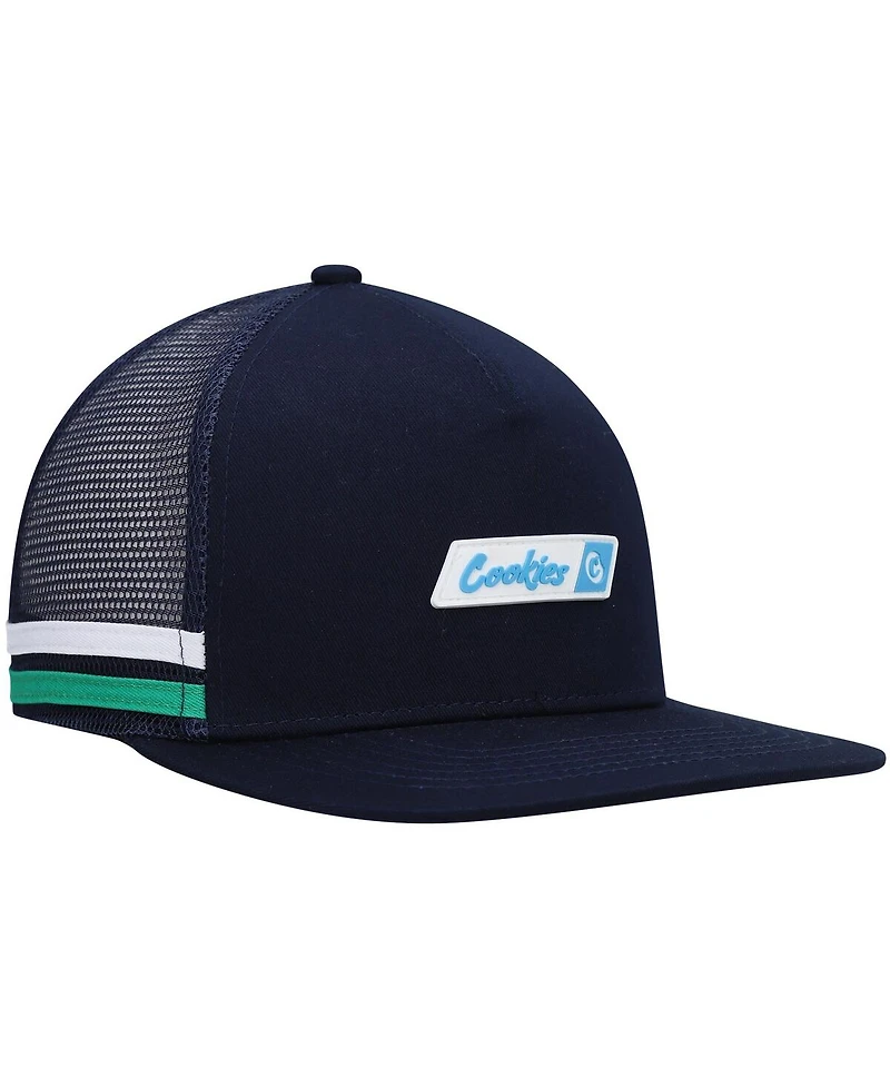 Men's Cookies Navy Bal Harbor Trucker Snapback Hat