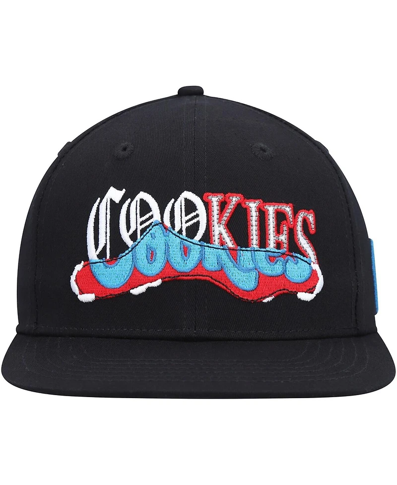 Men's Cookies Black Upper Echelon Snapback Hat
