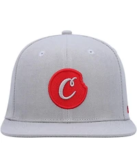 Men's Cookies Gray C-Bite Snapback Hat