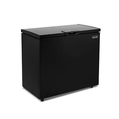 Newair 7 Cu. Ft. Compact Chest Freezer in Black, Digital Temperature Control, Fast Freeze Mode, Door Alarm, Wire Basket, Self-Diagnostic System, and L